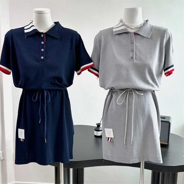 32% off real time edition college tb waistband knitted dress for women's spring/summer style temperament polo collar age reducing sleev, Black;gray
32% off real time edition college tb waistband knitted dress for women's spring/summer style temperament polo collar age reducing sleev, Black;gray