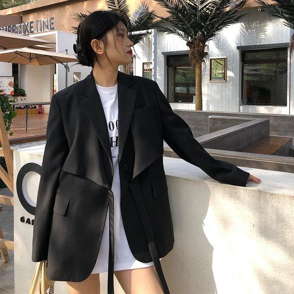 pants black irregular bandage women blazer spring autumn 2021 new lapel long sleeve loose fit female suit jacket fashion manteau femme, White
pants black irregular bandage women blazer spring autumn 2021 new lapel long sleeve loose fit female suit jacket fashion manteau femme, White