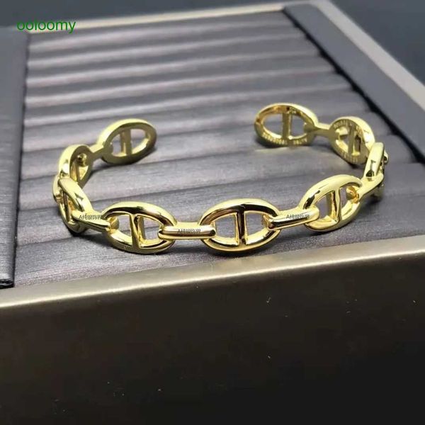 hemres designer sterling silver pig nose versatile light luxury high grade network red temperament gold bracelet for women x1h7 igpr, Black
hemres designer sterling silver pig nose versatile light luxury high grade network red temperament gold bracelet for women x1h7 igpr, Black