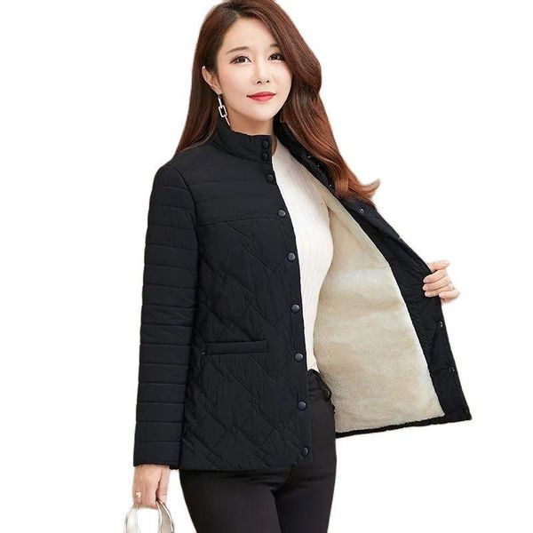 leather 2021 mother's wear winter clothes new cotton add velvet thicken women's outerwear short quilting cotton clothes ladies jac, Black
leather 2021 mother's wear winter clothes new cotton add velvet thicken women's outerwear short quilting cotton clothes ladies jac, Black