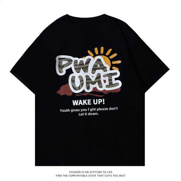 t shirt street lazy hip-hop half sleeved ins short sleeved men's and women's trendy brand loose and trendy printed couple t-shirt, White;black
t shirt street lazy hip-hop half sleeved ins short sleeved men's and women's trendy brand loose and trendy printed couple t-shirt, White;black