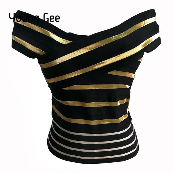 tanks young gee 2019 new women's summer slash neck crop elastic bandage stretch striped tight lady camis vest tank femme, Black;white
tanks young gee 2019 new women's summer slash neck crop elastic bandage stretch striped tight lady camis vest tank femme, Black;white