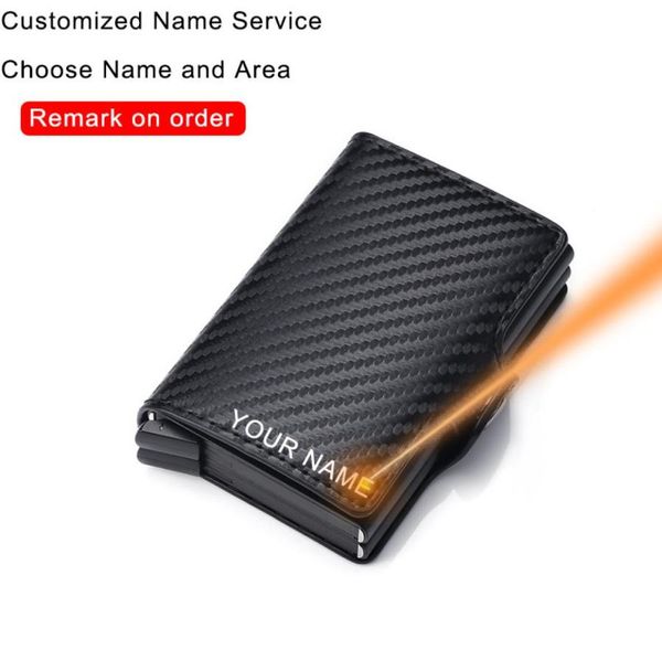 carbon fiber men credit card holder double wallet anti rfid security metal leather cardholder pocket business bank creditcard lj209326476, Brown;gray
carbon fiber men credit card holder double wallet anti rfid security metal leather cardholder pocket business bank creditcard lj209326476, Brown;gray