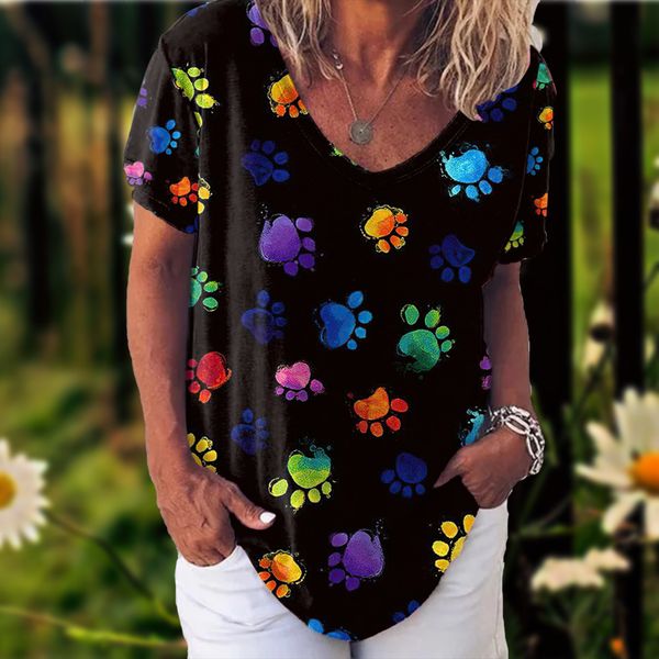 women's t-shirt t for women print cat girls t-shirt fashion summer short sleeve v-neck casual loose oversized female streetwear 230422, White
women's t-shirt t for women print cat girls t-shirt fashion summer short sleeve v-neck casual loose oversized female streetwear 230422, White