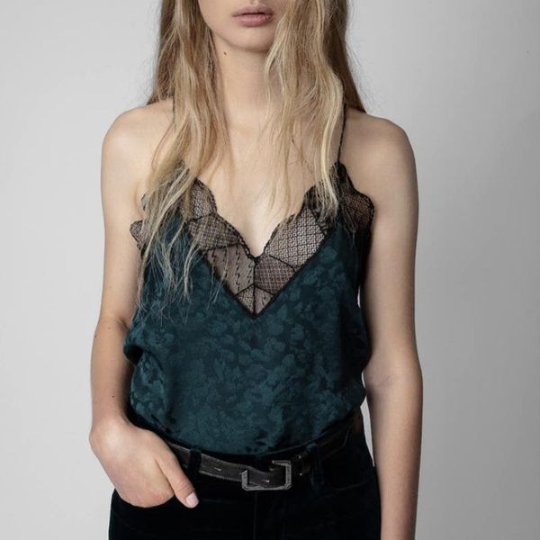 tanks 100% silk women's leopard vneck camisole 2022 new sleeveless lacetrimmed fashion ladies sling, Black;white
tanks 100% silk women's leopard vneck camisole 2022 new sleeveless lacetrimmed fashion ladies sling, Black;white