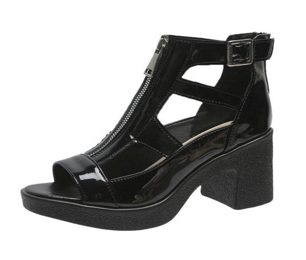 sandals luxury women square high heeled peep toe gladiator sandalias patent leather summer heightening platform elegant shoes3379789, Black
sandals luxury women square high heeled peep toe gladiator sandalias patent leather summer heightening platform elegant shoes3379789, Black