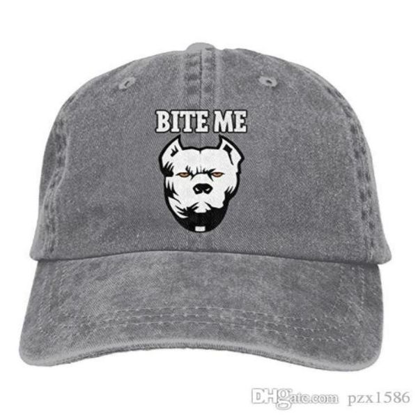 pzx baseball cap for men and women bite me pitbull mens cotton adjustable jeans cap hat optional8054004, Blue;gray
pzx baseball cap for men and women bite me pitbull mens cotton adjustable jeans cap hat optional8054004, Blue;gray