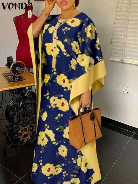 dresses women bohemian dress vonda 2022 3/4 sleeve floral printed party maxi dresses batwing sleeve party sundress robe femme, Black;gray
dresses women bohemian dress vonda 2022 3/4 sleeve floral printed party maxi dresses batwing sleeve party sundress robe femme, Black;gray