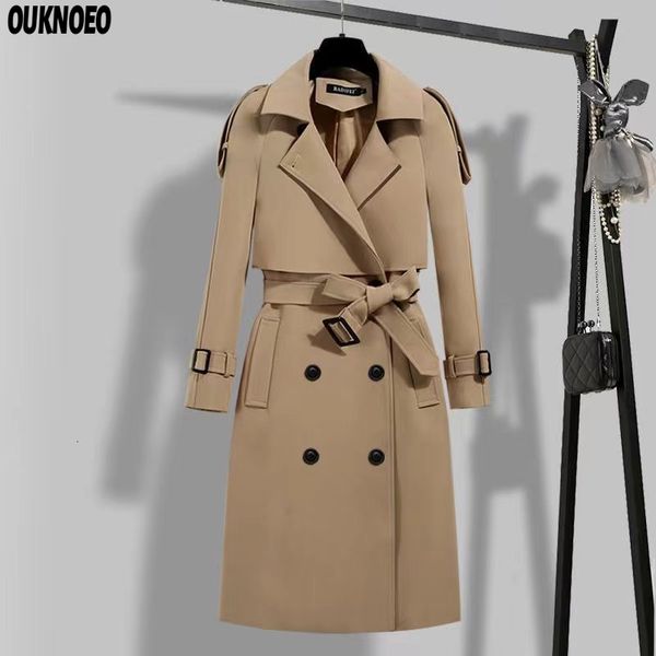 women's trench coats spring coat thin elegant fashion korean casual autumn loose jacket raincoat 2023 plaid lined long windbreaker 2304, Tan;black
women's trench coats spring coat thin elegant fashion korean casual autumn loose jacket raincoat 2023 plaid lined long windbreaker 2304, Tan;black