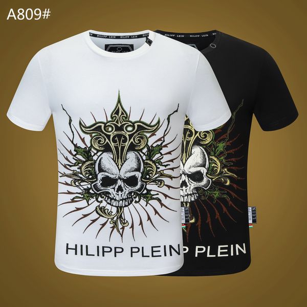 plein-plein t shirt mens metal letters embroidered european fashion streetwear trend round neck pullover 107, White;black
plein-plein t shirt mens metal letters embroidered european fashion streetwear trend round neck pullover 107, White;black