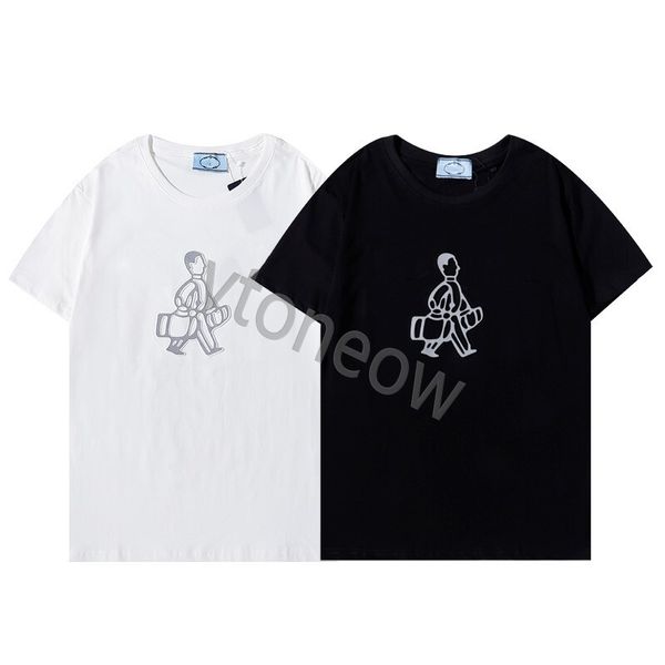 men's t-shirts mens tshirts designers clothes fashion cotton couples tee pradew bag carrying characters tees designer classic letter t, White;black
men's t-shirts mens tshirts designers clothes fashion cotton couples tee pradew bag carrying characters tees designer classic letter t, White;black