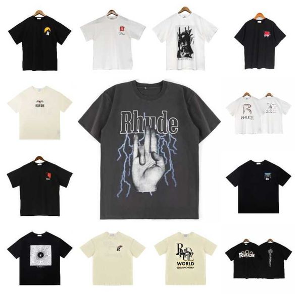 rhude tshirt designer mens t shirts tide printed tee men women round neck short sleeve tshirt casual loose fashion high street hip hop styli, White;black
rhude tshirt designer mens t shirts tide printed tee men women round neck short sleeve tshirt casual loose fashion high street hip hop styli, White;black