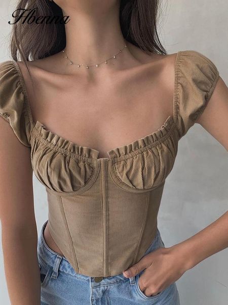tanks hbenna 2022 fashion summer corset with sleeves bandage laceup casual crop women tank ruched hem tank women solid, Black;white
tanks hbenna 2022 fashion summer corset with sleeves bandage laceup casual crop women tank ruched hem tank women solid, Black;white