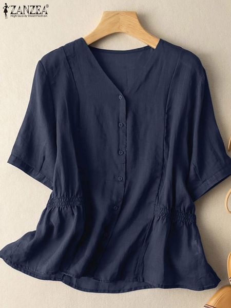 t-shirt vintage solid shirts women summer blouses zanzea 2022 casual short sleeve blusas female high waist tunic oversized chemise, White
t-shirt vintage solid shirts women summer blouses zanzea 2022 casual short sleeve blusas female high waist tunic oversized chemise, White