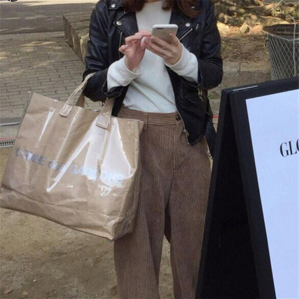 khaki shopping bag ins fashion large capacity handbags letter printed totes pu leather waterproof stuff sacks275e
khaki shopping bag ins fashion large capacity handbags letter printed totes pu leather waterproof stuff sacks275e