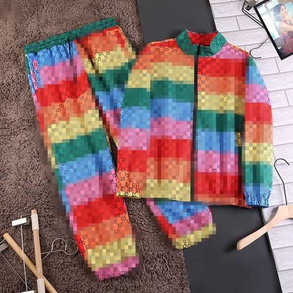 tracksuits designers mens womens autumn rainbow stripe track suit coats man designers jackets hoodies pants sweatshirts sportswear s-3xl 4ro, Gray
tracksuits designers mens womens autumn rainbow stripe track suit coats man designers jackets hoodies pants sweatshirts sportswear s-3xl 4ro, Gray
