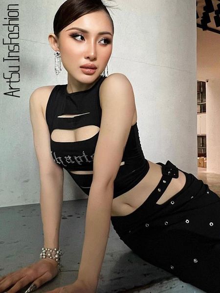 tanks crop women tank solid sleeveless letter print vest black tee shirt 2022 party club hollow out, Black;white
tanks crop women tank solid sleeveless letter print vest black tee shirt 2022 party club hollow out, Black;white