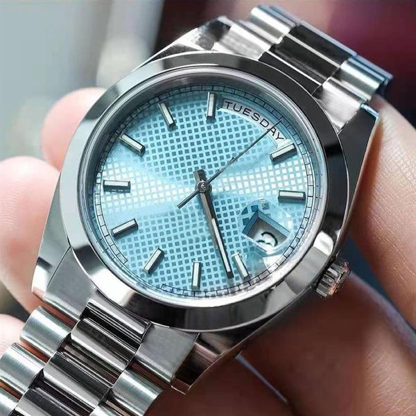 2022ss platinum men mens daydate automatic mechanical movement icedout watches blue dial sapphire watch 316l steel strap montre de268l, Slivery;brown
2022ss platinum men mens daydate automatic mechanical movement icedout watches blue dial sapphire watch 316l steel strap montre de268l, Slivery;brown
