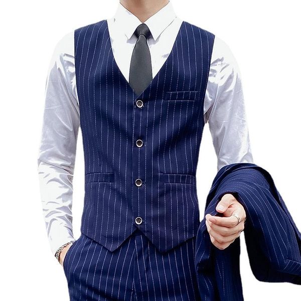 blazers boutique vest 5xl large size men's casual slim gentleman fashion business comfortable british style dress trend breathable vest, White;black
blazers boutique vest 5xl large size men's casual slim gentleman fashion business comfortable british style dress trend breathable vest, White;black