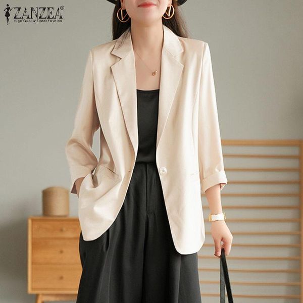 pants 2022 zanzea stylish satin coats women autumn blazer casual long sleeve outwears female single button overcoats oversized tunic, White
pants 2022 zanzea stylish satin coats women autumn blazer casual long sleeve outwears female single button overcoats oversized tunic, White