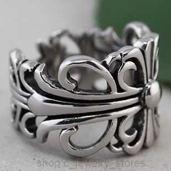 925 silver band rings ch brand ring heart cross hollow men's titanium steel chromes designer men women fashion finger jewelry lover gif
925 silver band rings ch brand ring heart cross hollow men's titanium steel chromes designer men women fashion finger jewelry lover gif