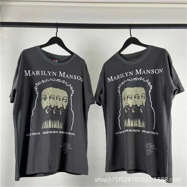 26% off vintage manson jerry bibergao street trendy washed old cotton wide short sleeve t-shirt, White;black
26% off vintage manson jerry bibergao street trendy washed old cotton wide short sleeve t-shirt, White;black