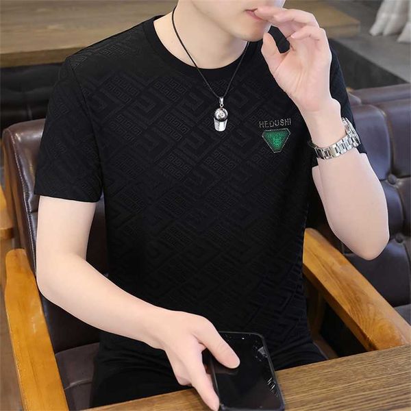 32% off ad home summer new men's ice silk short sleeve t-shirt casual versatile (group file, White;black 
32% off ad home summer new men's ice silk short sleeve t-shirt casual versatile (group file, White;black