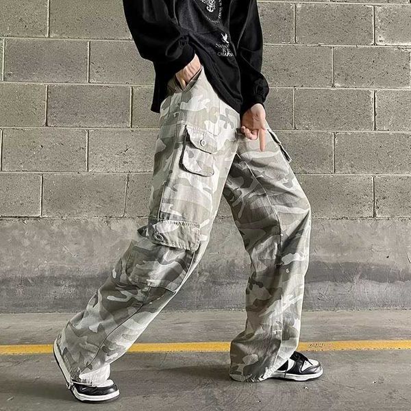 men's pants 2022 new fashion side poet camouflage baggy men cargo pants tactical cloing hip hop casual long trousers pantalones hombre, Black
men's pants 2022 new fashion side poet camouflage baggy men cargo pants tactical cloing hip hop casual long trousers pantalones hombre, Black