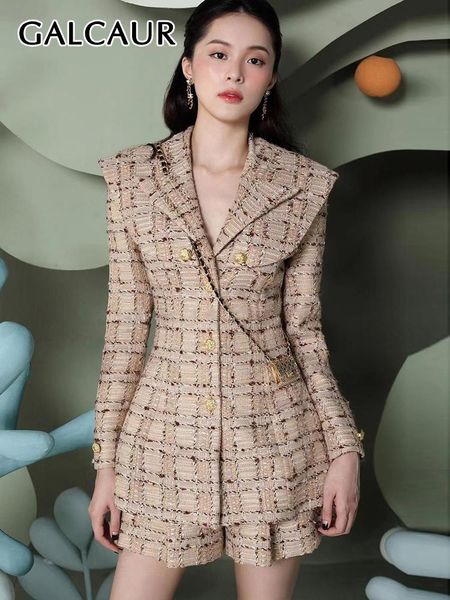 dress galcaur solid two piece sets for women lapel long sleeve high waist short pants slim minimalist sets female summer fashion, White
dress galcaur solid two piece sets for women lapel long sleeve high waist short pants slim minimalist sets female summer fashion, White