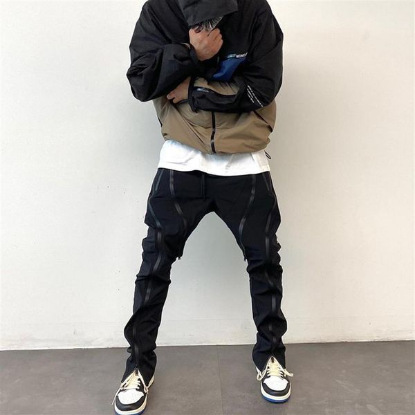 22fw autumn winter europe deconstruct zipper pants trousers casual drawstring patchwork men hip hop black polyster cargo jogger278n, Black;brown
22fw autumn winter europe deconstruct zipper pants trousers casual drawstring patchwork men hip hop black polyster cargo jogger278n, Black;brown