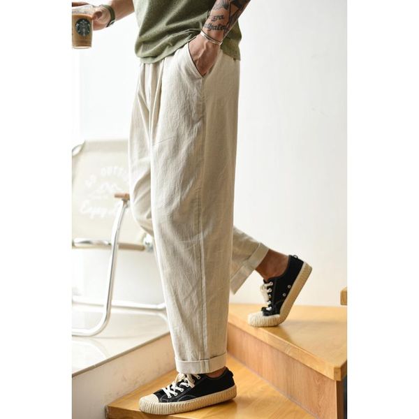 pants saucezhan men pants casual pants cargo pants ankle length pants cotton and linen breathable and thin loose fit wide leg pants, Black
pants saucezhan men pants casual pants cargo pants ankle length pants cotton and linen breathable and thin loose fit wide leg pants, Black