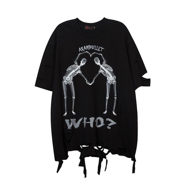 men's plus tees pattern hole frayed oversized t-shirt for men short sleeve summer casual tee o neck loose2780, Black;brown
men's plus tees pattern hole frayed oversized t-shirt for men short sleeve summer casual tee o neck loose2780, Black;brown