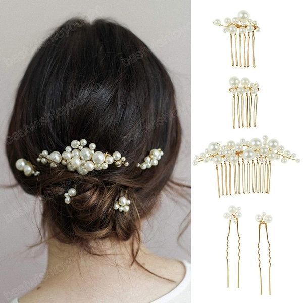 pearls wedding hair comb bridal hair pins clips set women hair jewelry accessories handmade headpieces women hair ornaments, Slivery;golden
pearls wedding hair comb bridal hair pins clips set women hair jewelry accessories handmade headpieces women hair ornaments, Slivery;golden