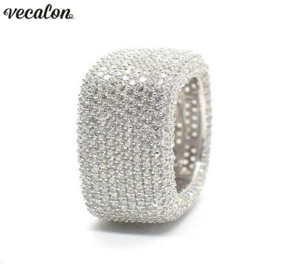 vecalon luxury promise ring 925 sterling silver micro pave 450pcs diamond cz engagement wedding band rings for women men jewelry6794137, Slivery;golden
vecalon luxury promise ring 925 sterling silver micro pave 450pcs diamond cz engagement wedding band rings for women men jewelry6794137, Slivery;golden