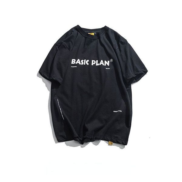 men's tshirts simple letter print short sleeve t shirt japanese vintage loose couple tees for summer 230421, White;black
men's tshirts simple letter print short sleeve t shirt japanese vintage loose couple tees for summer 230421, White;black