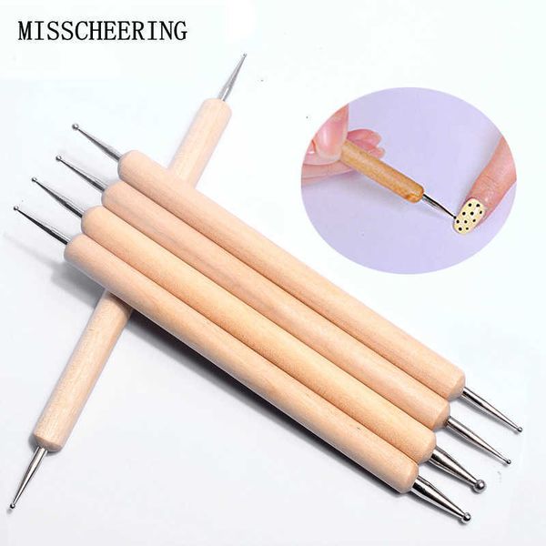dotting tools 5 pcsset 2 way wooden nail art dotting pen arrange design tools painting drawing brushes manicure books on accessory j230421, Silver
dotting tools 5 pcsset 2 way wooden nail art dotting pen arrange design tools painting drawing brushes manicure books on accessory j230421, Silver