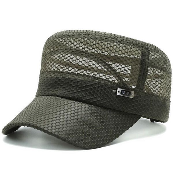 ball caps xdanqinx style summer men's mesh flat hollow breathable military hats for men adjustable size casual sports cap 230421, Blue;gray
ball caps xdanqinx style summer men's mesh flat hollow breathable military hats for men adjustable size casual sports cap 230421, Blue;gray