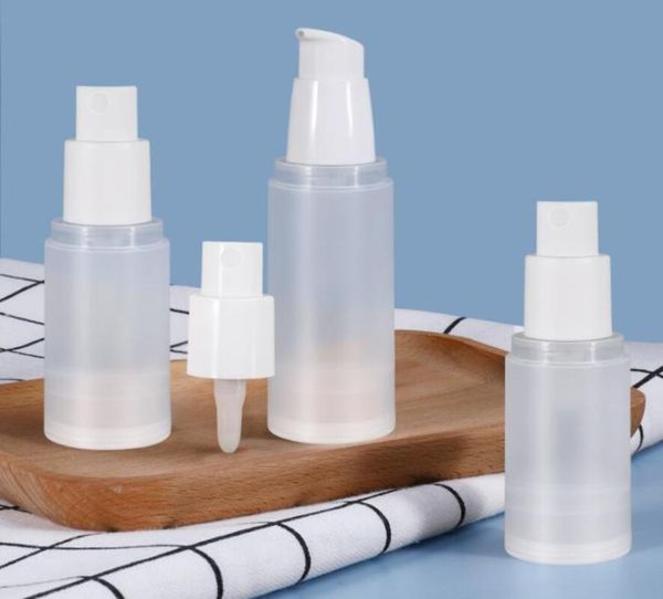 frosted pp plastic airless spray pump bottles with white lid for skin care serum lotion 15ml 20ml 30ml 50ml 80ml 100ml
frosted pp plastic airless spray pump bottles with white lid for skin care serum lotion 15ml 20ml 30ml 50ml 80ml 100ml