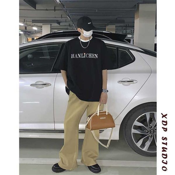 chaopai small neckline t-shirt men's american street diamond short summer oversize half sleeve bottom, White;black
chaopai small neckline t-shirt men's american street diamond short summer oversize half sleeve bottom, White;black