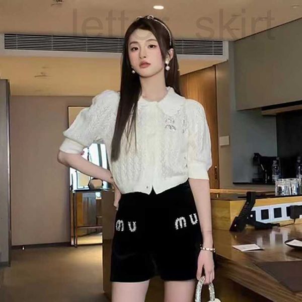 women's knits & tees designer high version knitted shirt for women 23 spring and autumn season, ji mumiao, a niche design sensation, ce, White
women's knits & tees designer high version knitted shirt for women 23 spring and autumn season, ji mumiao, a niche design sensation, ce, White