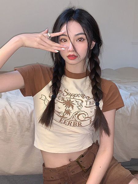 women s t shirt summer tshirt y2k crop korean fashion 90s cropped harajuku aesthetic short sleeve vintage grunge streetwear women clothes 23, White
women s t shirt summer tshirt y2k crop korean fashion 90s cropped harajuku aesthetic short sleeve vintage grunge streetwear women clothes 23, White