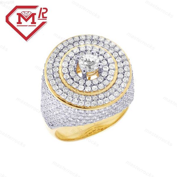 designer jewelry hip hop iced bling out round shape 18k gold plated sterling silver vvs moissanite rings
designer jewelry hip hop iced bling out round shape 18k gold plated sterling silver vvs moissanite rings