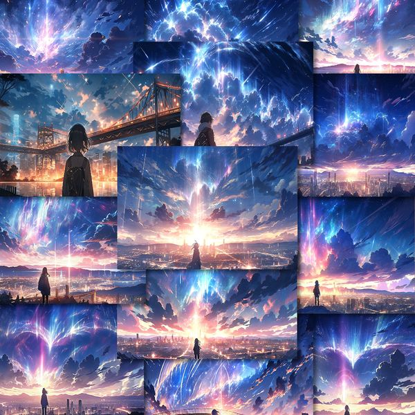 54pcs Blue light night city view graffiti Waterproof PVC Stickers Pack For Fridge Car Suitcase Laptop Notebook Cup Phone Desk Bicycle Skateboard Case.
54pcs Blue light night city view graffiti Waterproof PVC Stickers Pack For Fridge Car Suitcase Laptop Notebook Cup Phone Desk Bicycle Skateboard Case.