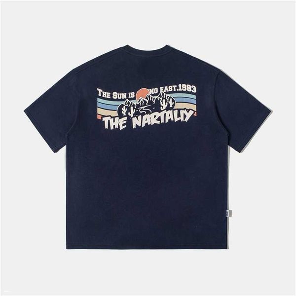 american short sleeve t-shirt summer fashion street trendy loose clothes for men's, White;black
american short sleeve t-shirt summer fashion street trendy loose clothes for men's, White;black