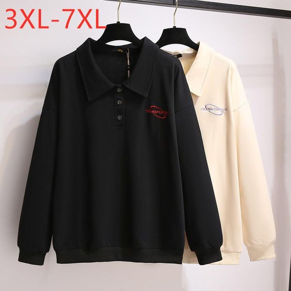t-shirt new 2021 spring autumn plus size women clothing large long sleeve loose cotton black sweatshirt 3xl 4xl 5xl 6xl 7xl
t-shirt new 2021 spring autumn plus size women clothing large long sleeve loose cotton black sweatshirt 3xl 4xl 5xl 6xl 7xl