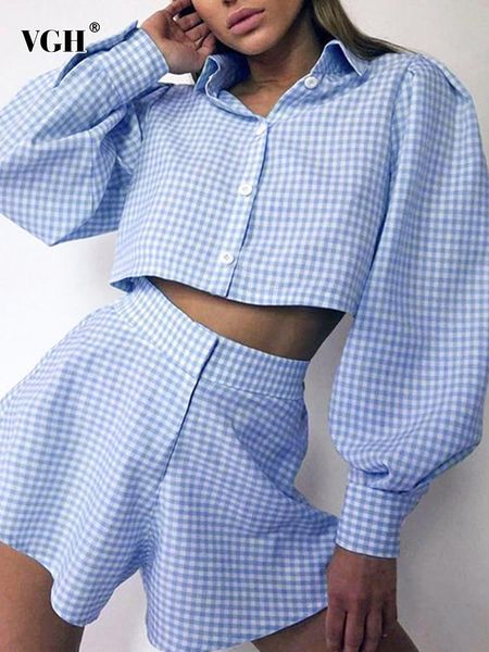 dress vgh casual plaid two piece set for women lapel collar lantern long sleeve high waist shorts sets female 2022 clothing style, White
dress vgh casual plaid two piece set for women lapel collar lantern long sleeve high waist shorts sets female 2022 clothing style, White