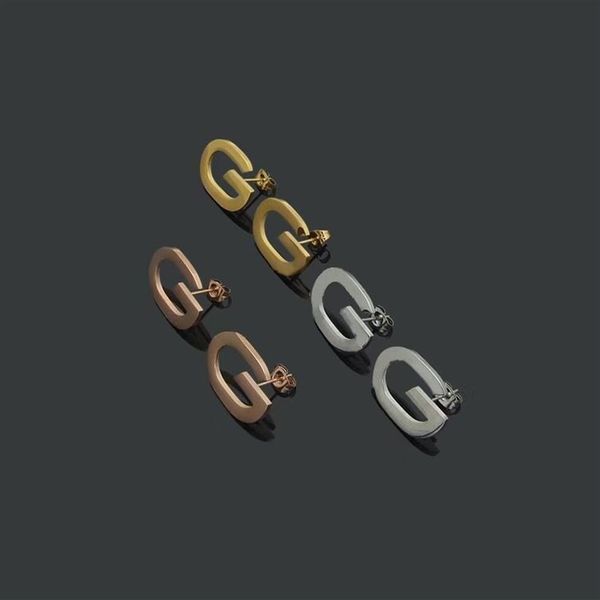 2022 luxury style women designer stud gold plated titanium steel simple g letter fashion jewelry engagement earrings290e, Golden;silver
2022 luxury style women designer stud gold plated titanium steel simple g letter fashion jewelry engagement earrings290e, Golden;silver
