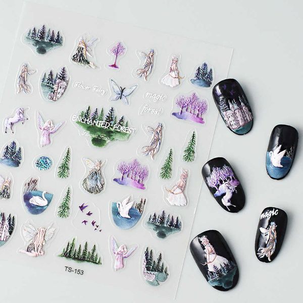 stickers decals angle and forest 5d nail stickers decals manicure accessories nail wraps slider j230420, Black
stickers decals angle and forest 5d nail stickers decals manicure accessories nail wraps slider j230420, Black