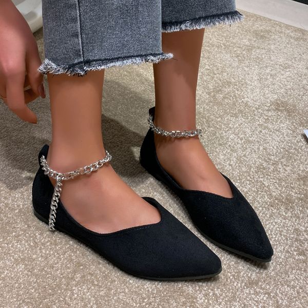 dress shoes 2023 style women flats pointed toe beautiful and fashion summer flat comfortable casual large size 3543 230421, Black
dress shoes 2023 style women flats pointed toe beautiful and fashion summer flat comfortable casual large size 3543 230421, Black