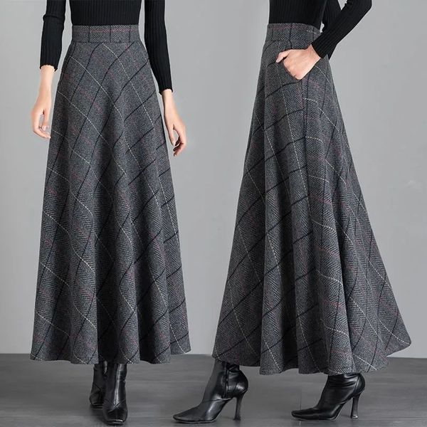 skirts autumn elegant zipper elastic waist a-line skirt women clothing office lady plaid high waist long dress ladies fashion pleated 230422, Black
skirts autumn elegant zipper elastic waist a-line skirt women clothing office lady plaid high waist long dress ladies fashion pleated 230422, Black